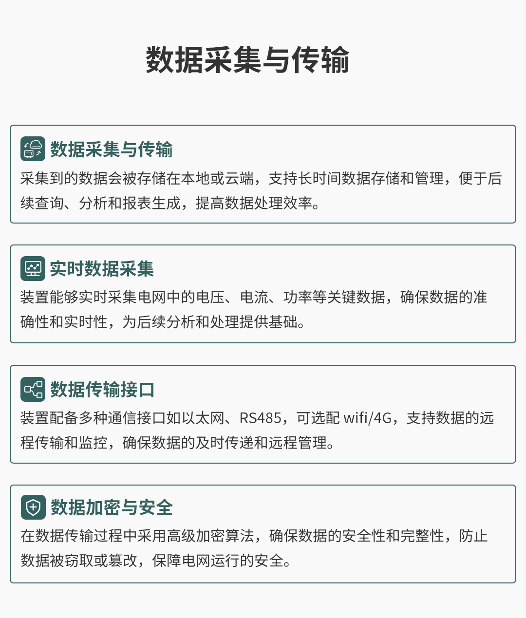 在線式電能質(zhì)量監(jiān)控裝置