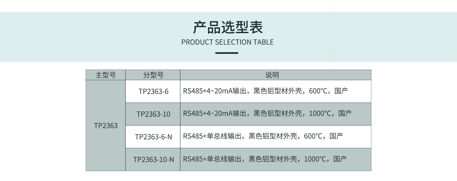 紅外溫度傳感器